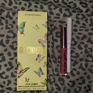 Kylie cosmetics stormi mini lipstick and matching lipliner